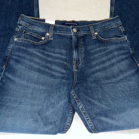 Calvin Klein CKJ 021 Mid Rise Slim Med Wash Jeans Size 30 x 30 NWT - Picture 3 of 7